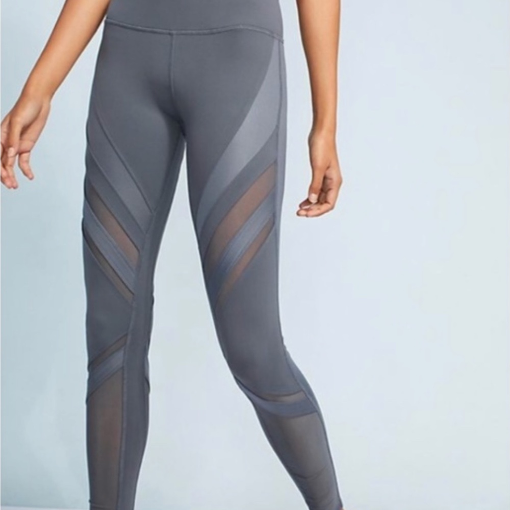 ALO Yoga High Waisted Gray Epic Leggings Size Large